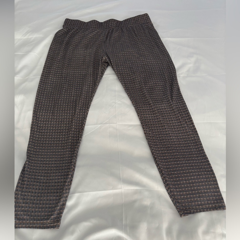 Lily Morgan Plaid Soft Touch Women's Leggings 1X